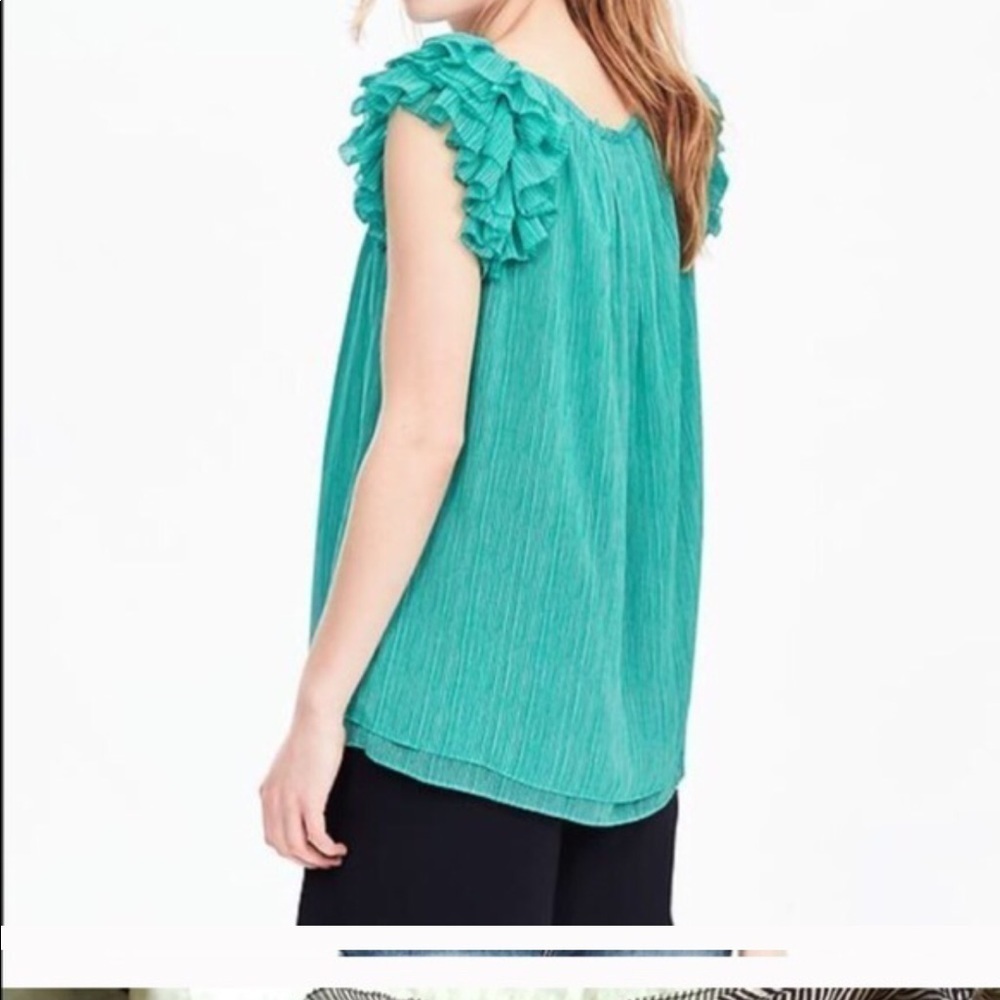 - New - Banana republic ruffle top - Picture 1 of 6